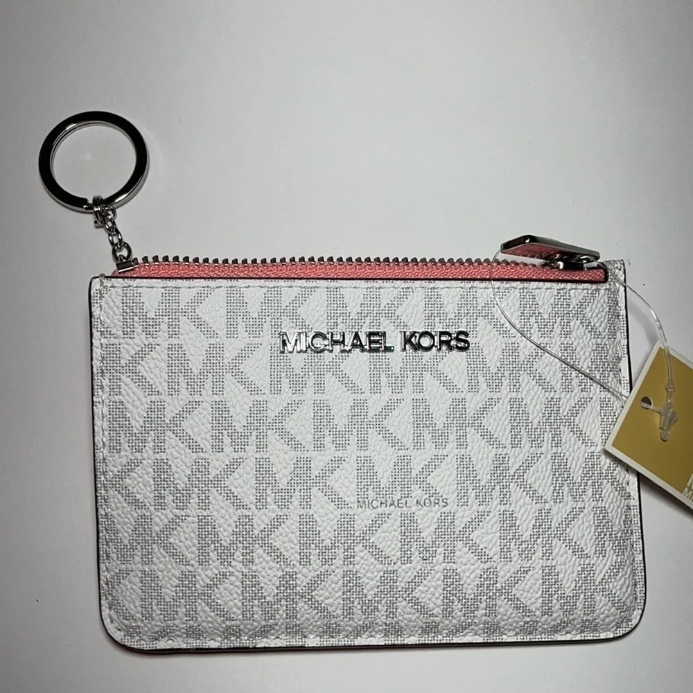 Michael Kors small coin pouch card holder key ring - Picture 9 of 9